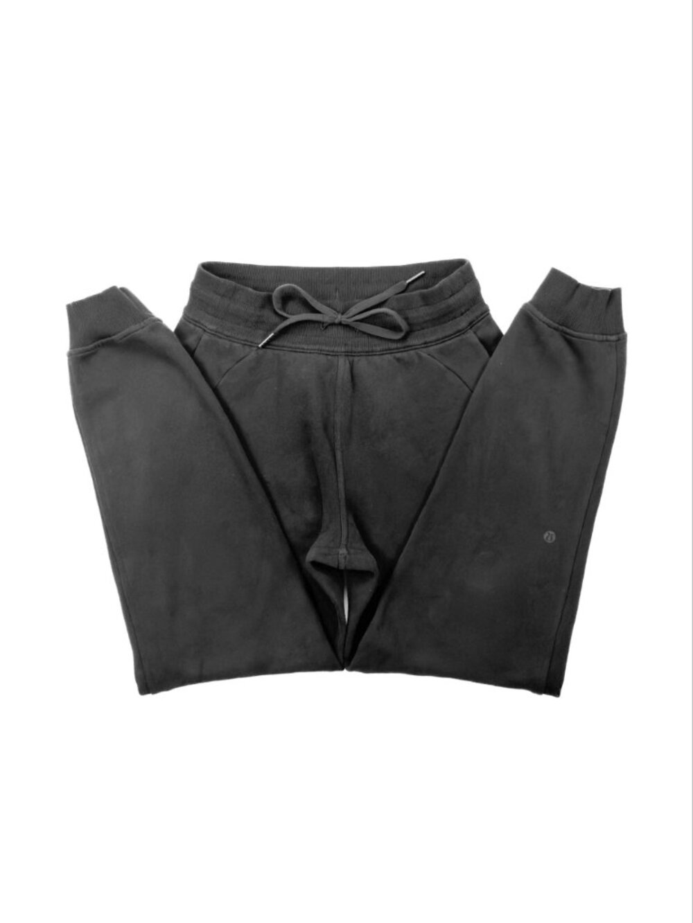 Lululemon Scuba Joggers Womens Size 4 Black Terry Pants W5CVA - Picture 5 of 12